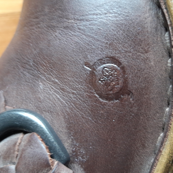 Born Clogs Boho Brown Buckle Size 9m - Picture 4 of 11